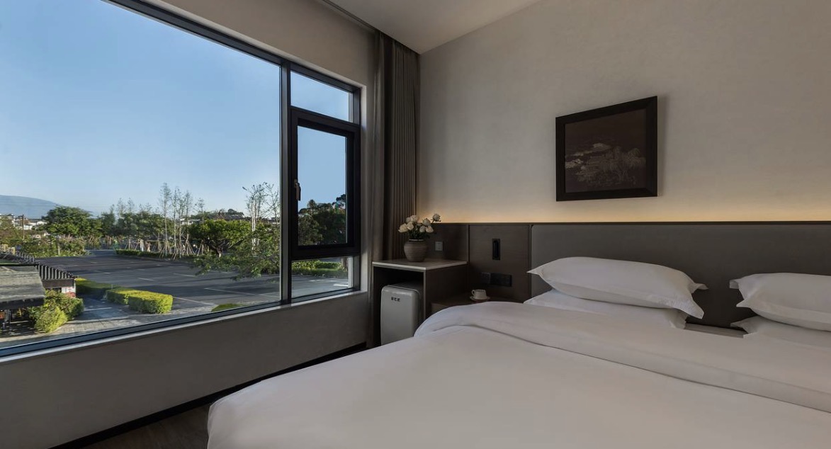 A quiet room with a view