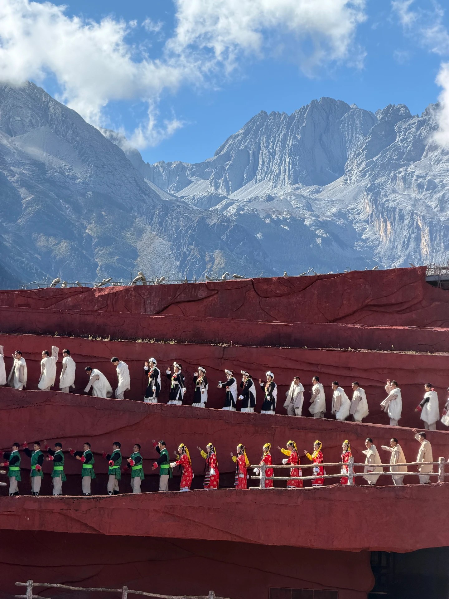 Jade Dragon Snow Mountain above Lijiang